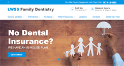 Desktop Screenshot of lwssfamilydentistry.com